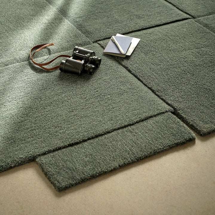 design house stockholm | basket floor rug | green 245x300cm - DC