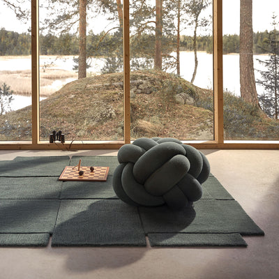 design house stockholm | basket floor rug | green 245x300cm