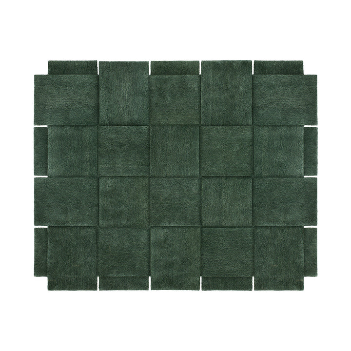 design house stockholm | basket floor rug | green 245x300cm - DC