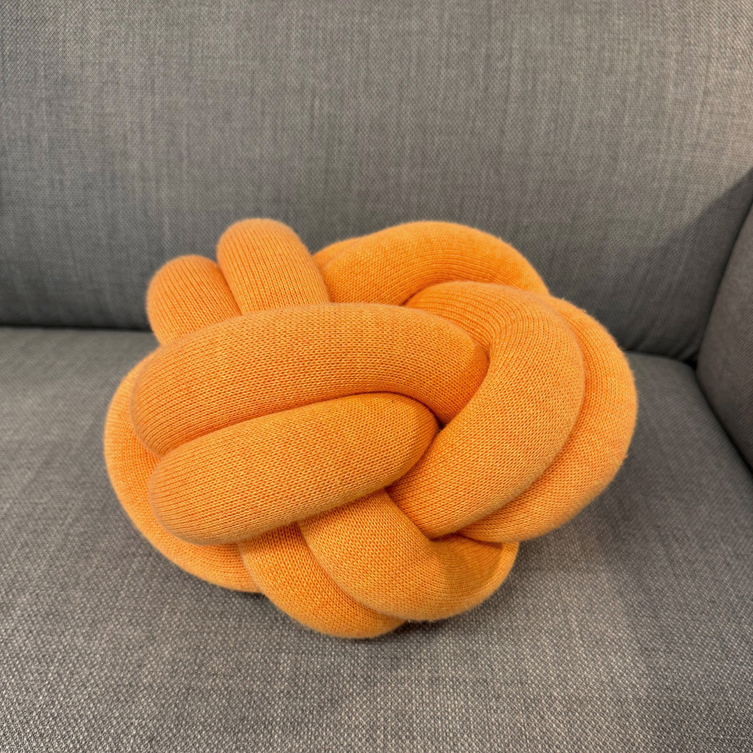 design house stockholm | knot cushion | apricot - DC