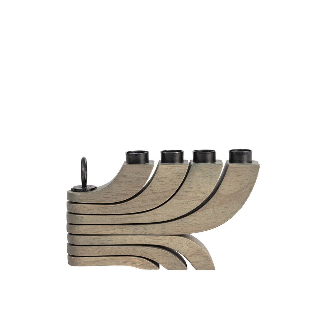 design house stockholm | nordic light candle holder | grey