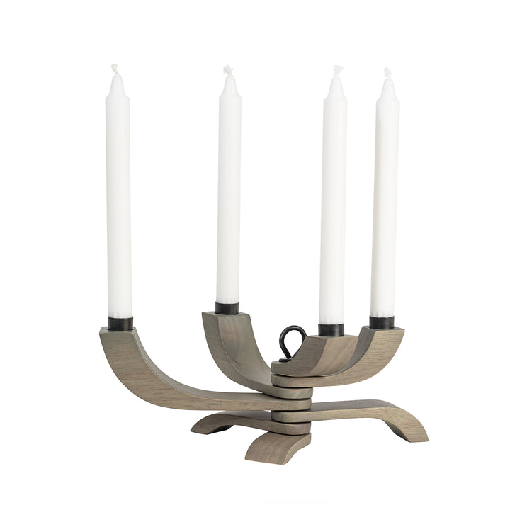 design house stockholm | nordic light candle holder | grey