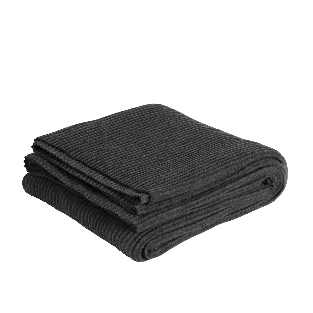 design house stockholm | pleece throw | dark grey