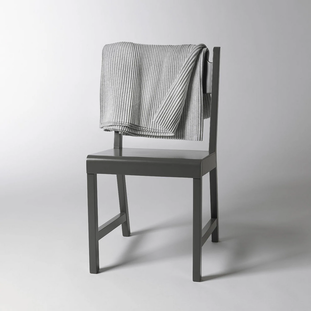 design house stockholm | pleece throw | light grey