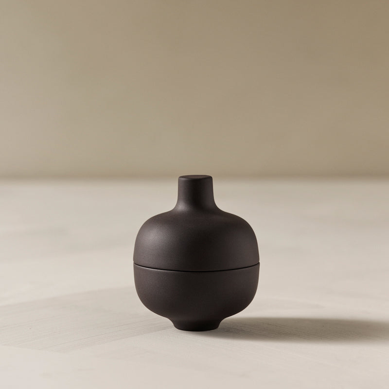 design house stockholm | sand secrets small bowl | black