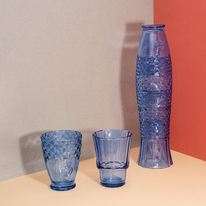 doiy | koifish stackable glasses | blue - DC