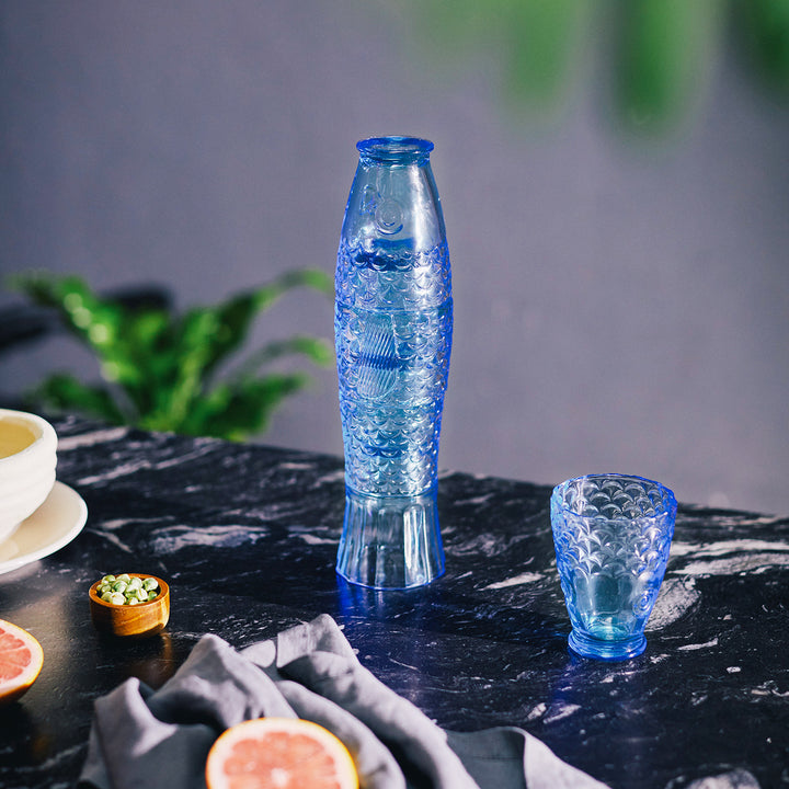 doiy | koifish stackable glasses | blue - DC