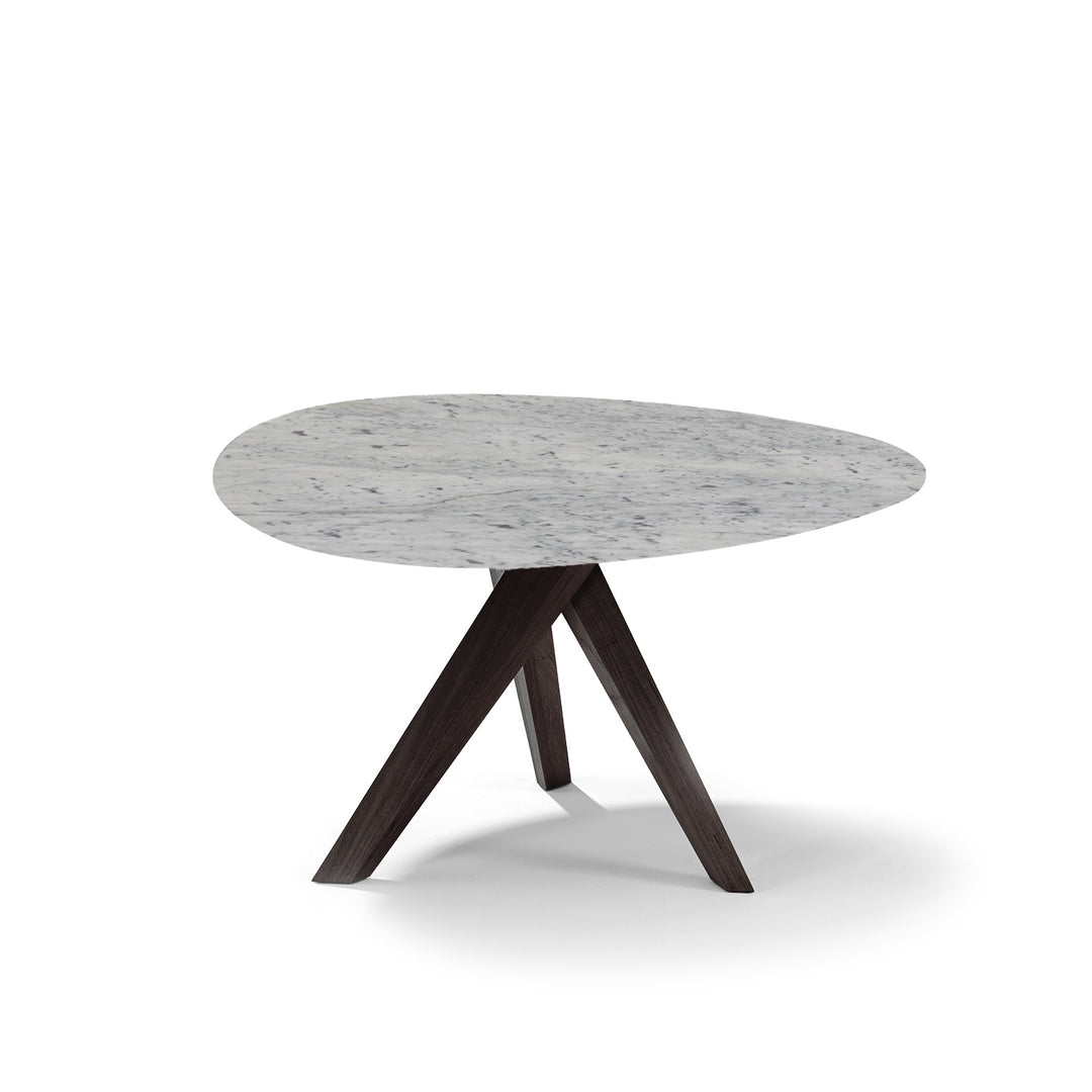 draenert | trilope indoor-outdoor dining table | carrara marble stone 120cm