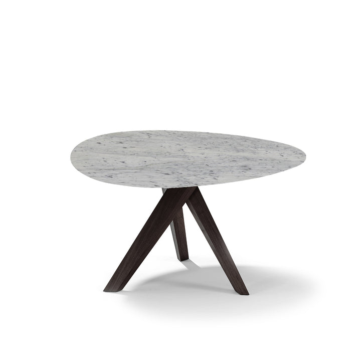 draenert | trilope indoor-outdoor dining table | carrara marble stone 120cm