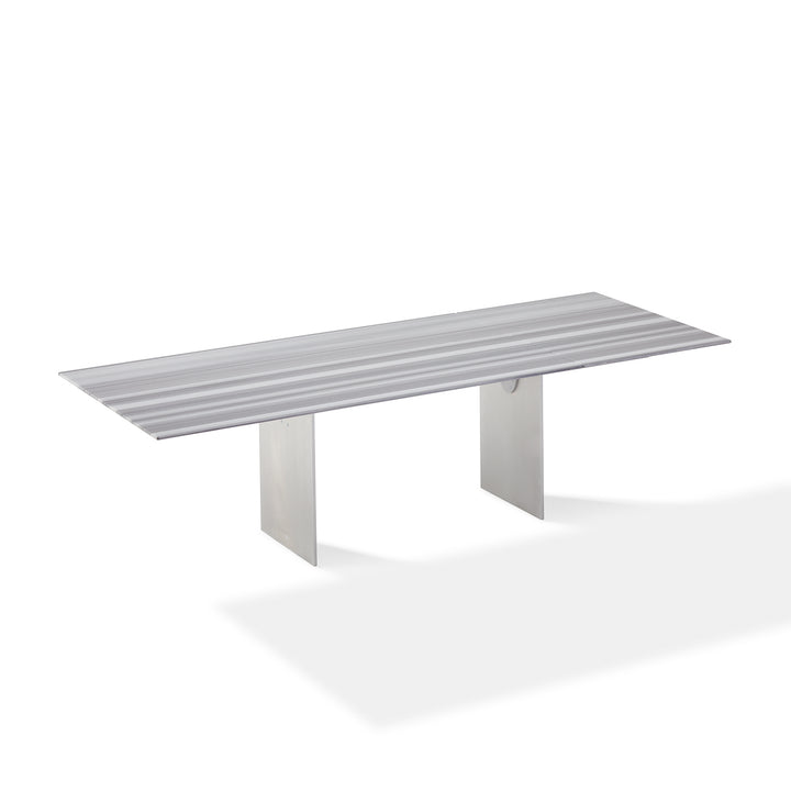 draenert | atlas table | extendable + pivotable | dreaming green stone 160/230x92cm