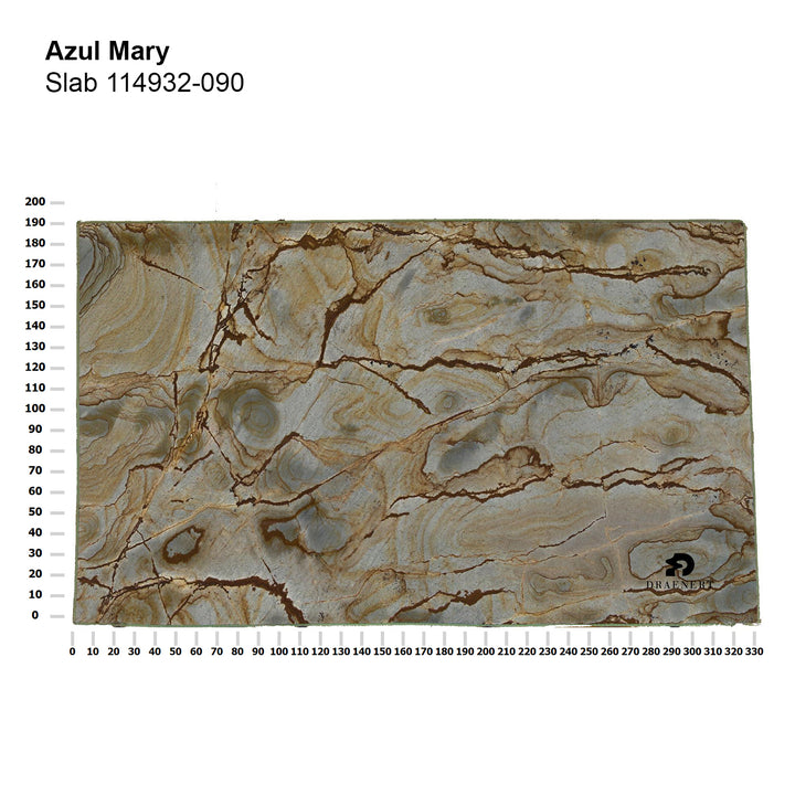 draenert | colin side table | azul mary stone + brown glass + dark bronze frame