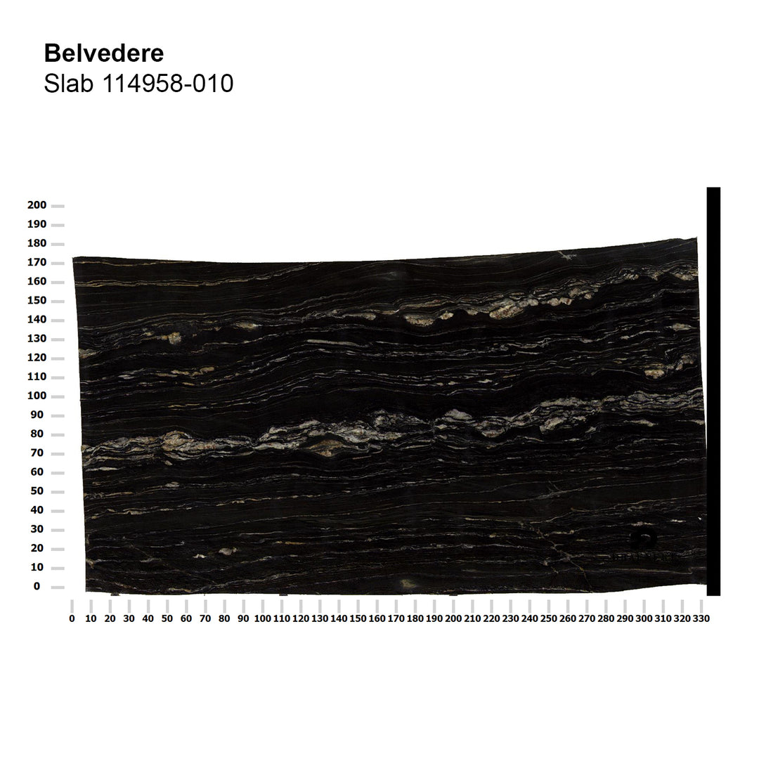 draenert | day bar trolley | belvedere polished stone + black frame