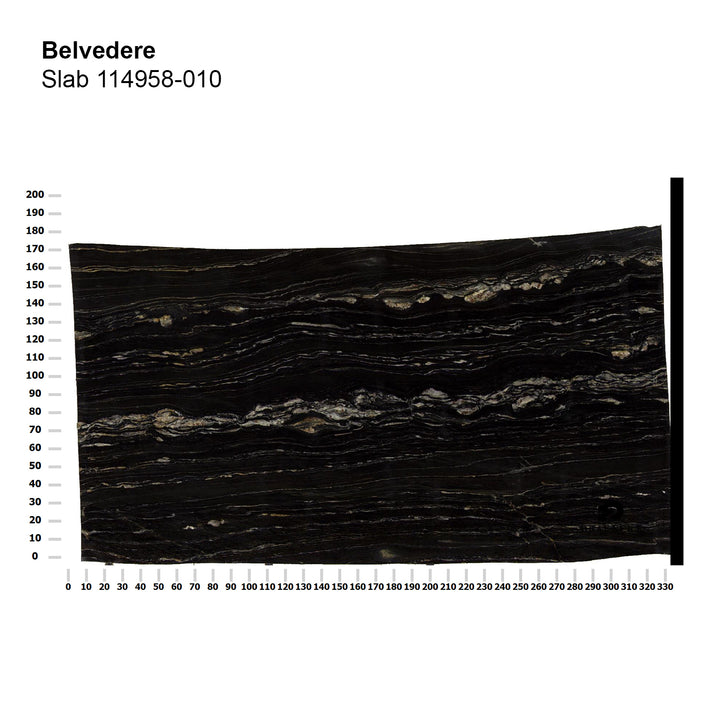 draenert | day bar trolley | belvedere polished stone + black frame