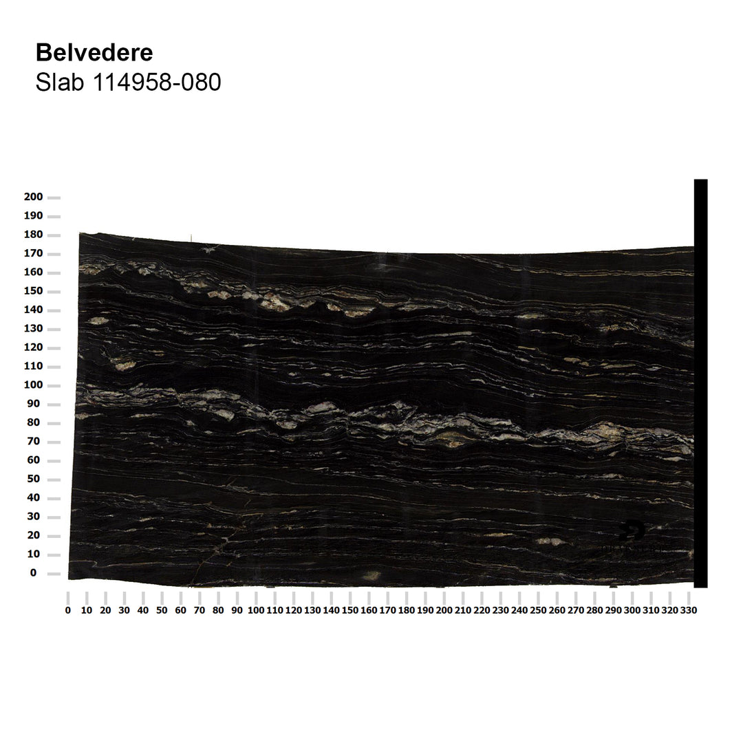 draenert | day bar trolley | belvedere polished stone + black frame