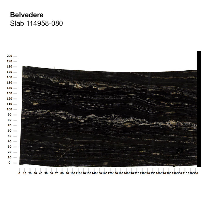 draenert | day bar trolley | belvedere polished stone + black frame