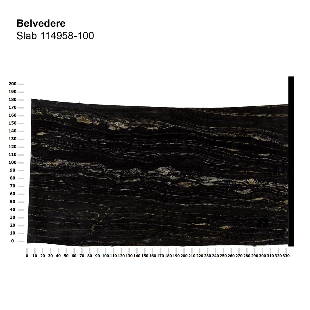 draenert | day bar trolley | belvedere polished stone + black frame