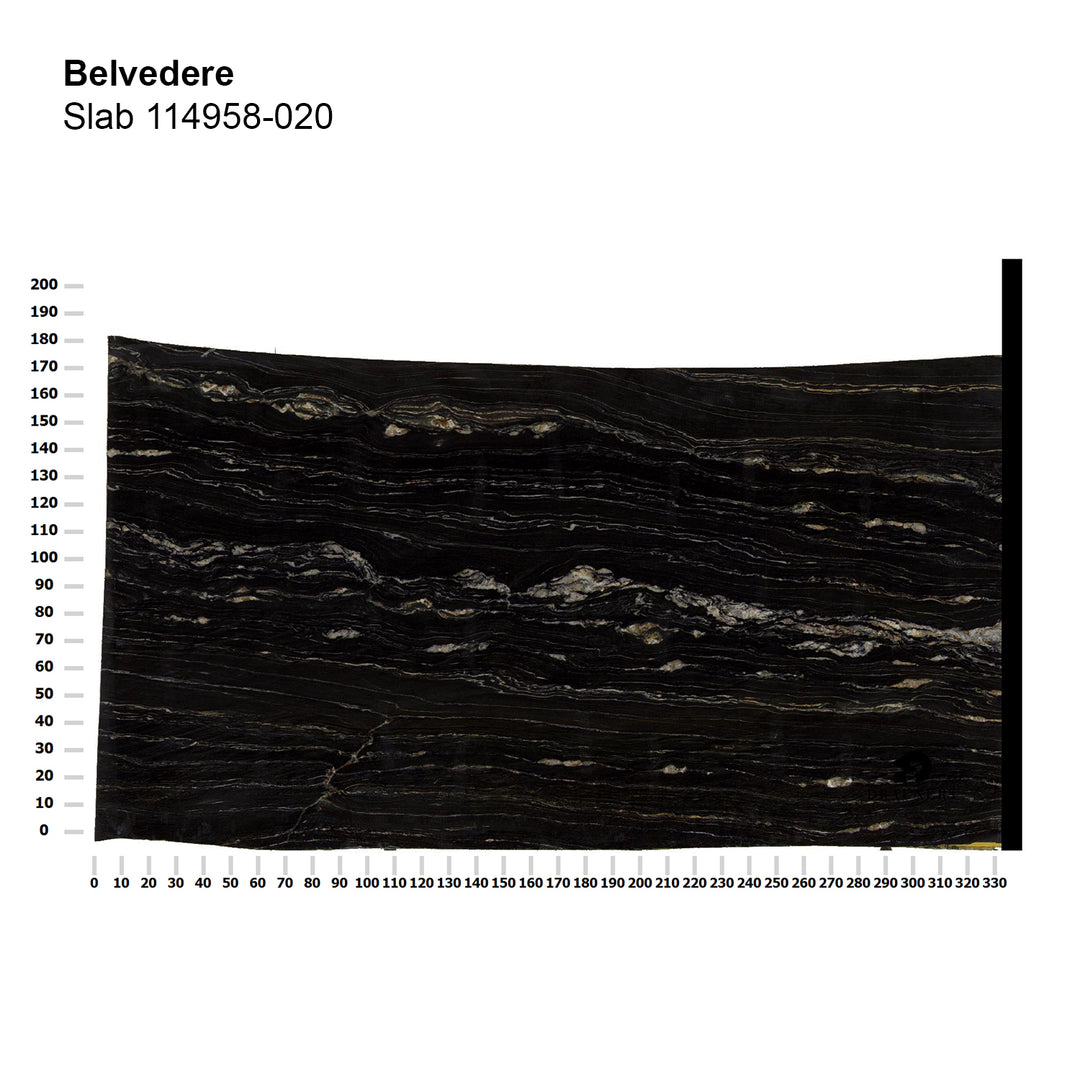 draenert | day bar trolley | belvedere polished stone + black frame