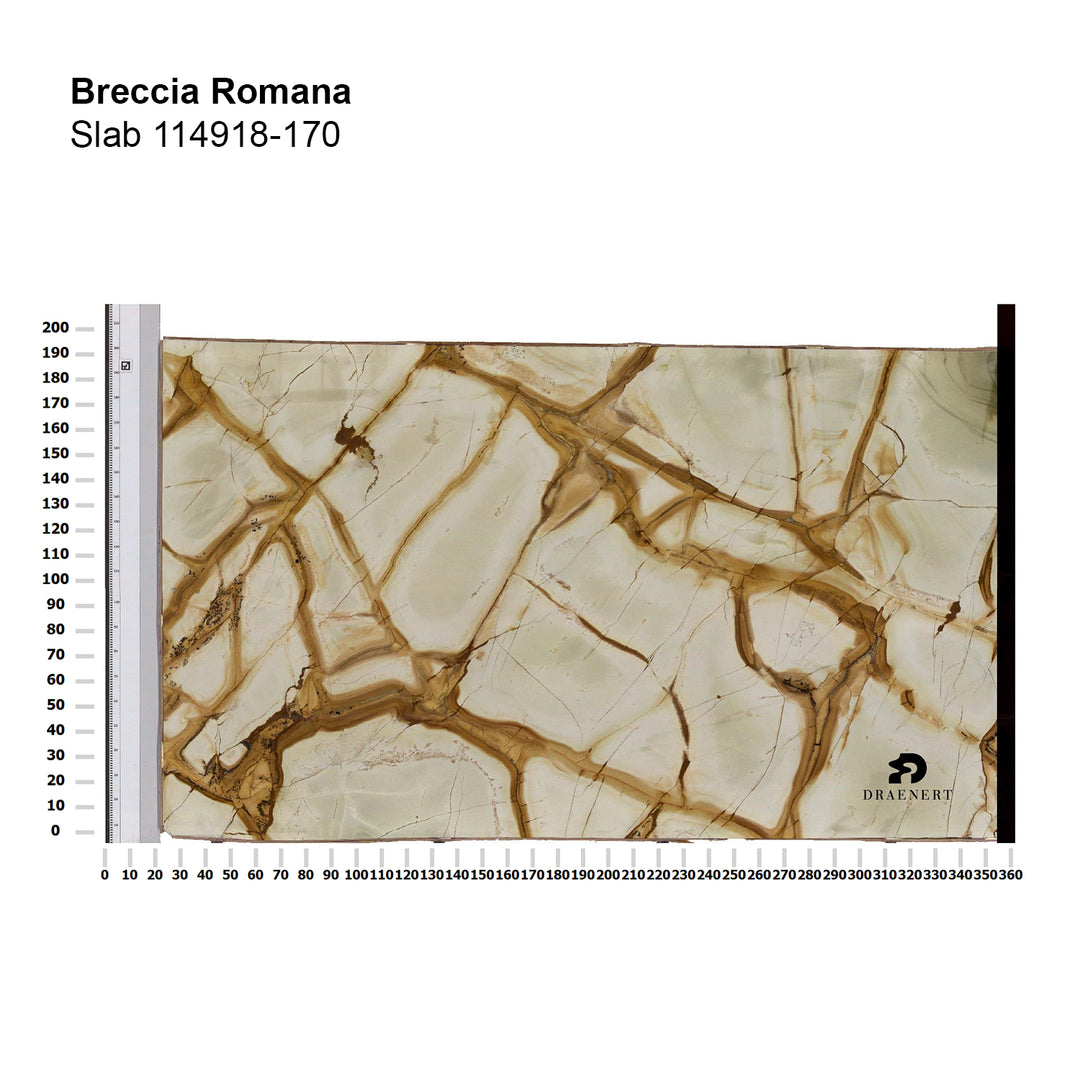 draenert | day bar trolley | breccia romana stone + gold frame