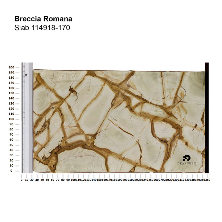 draenert | day bar trolley | breccia romana stone + gold frame