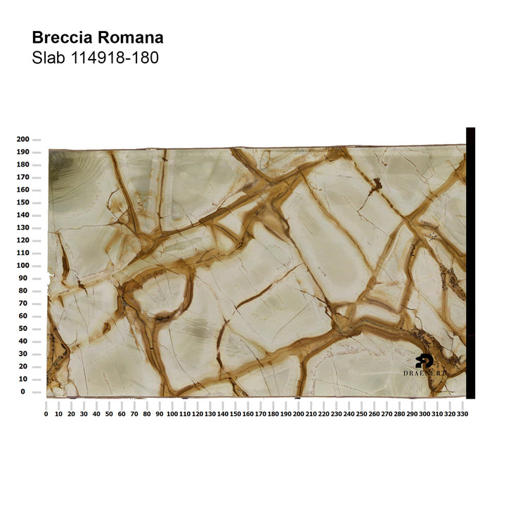 draenert | day bar trolley | breccia romana stone + gold frame