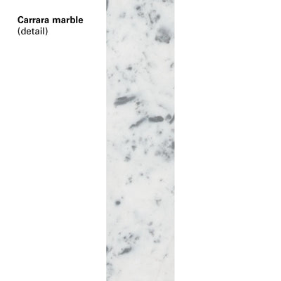 draenert | trilope indoor-outdoor dining table | carrara marble stone 120cm