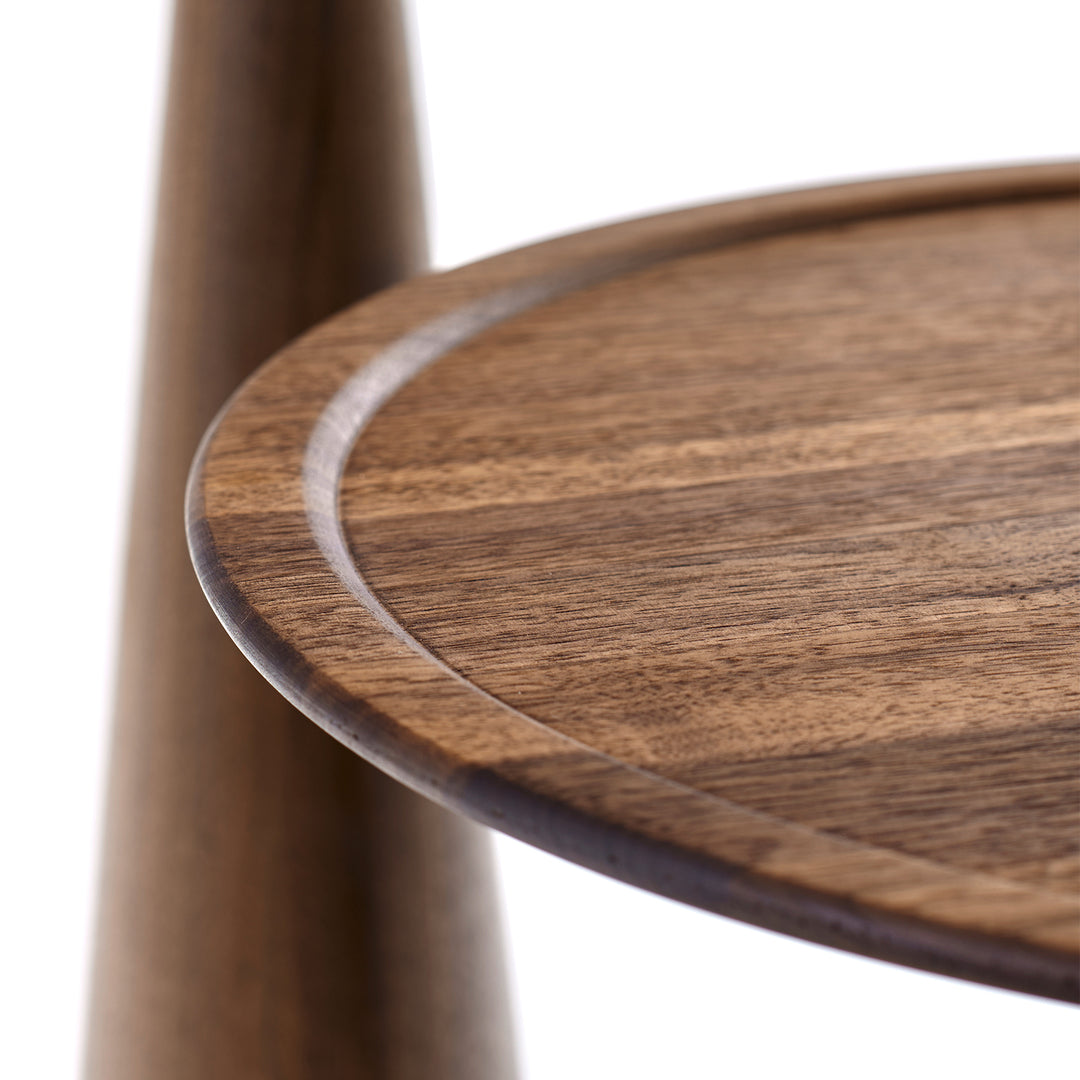 draenert | figura coffee table | american walnut 49x38cm