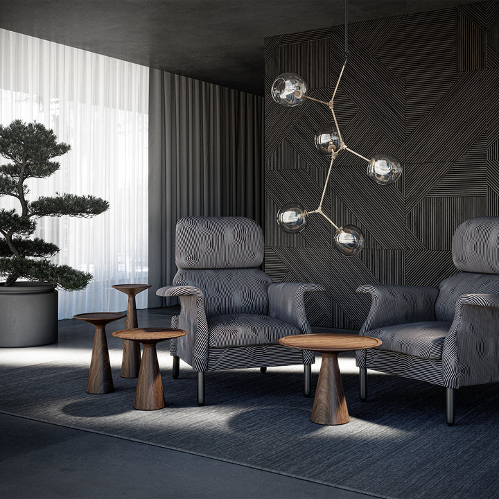 draenert | figura coffee table | american walnut 49x38cm