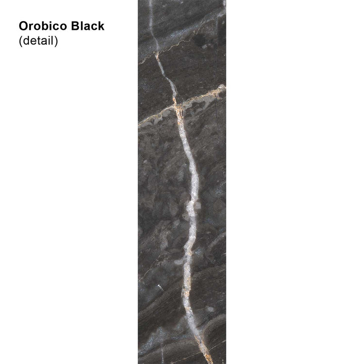 draenert | tadao table | inner rotating top | orobico black stone 160cm