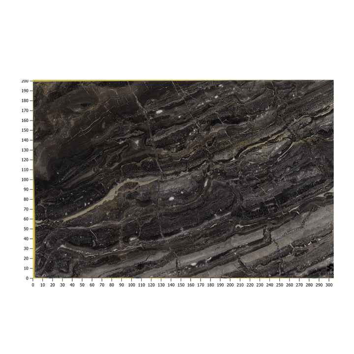 draenert | tadao table | inner rotating top | orobico black stone 160cm