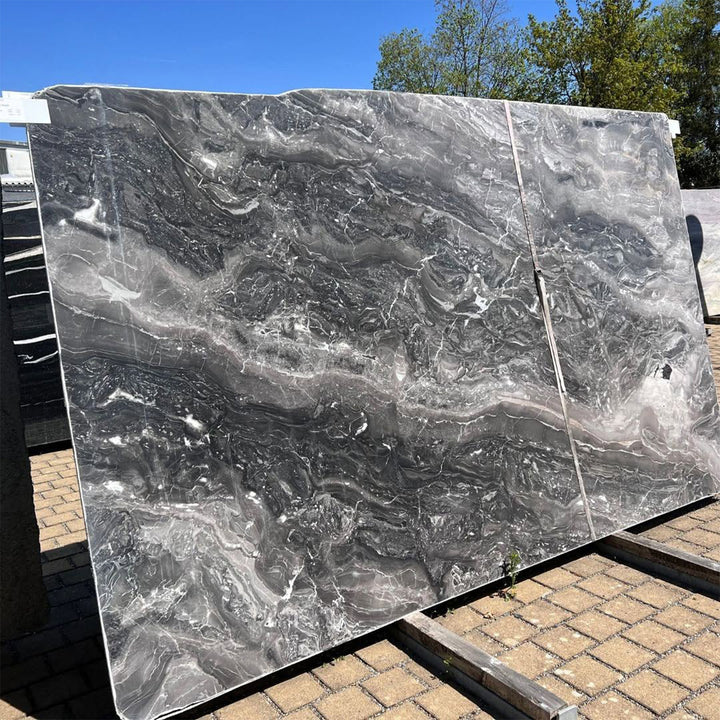 draenert | tadao table | inner rotating top | orobico black stone 160cm