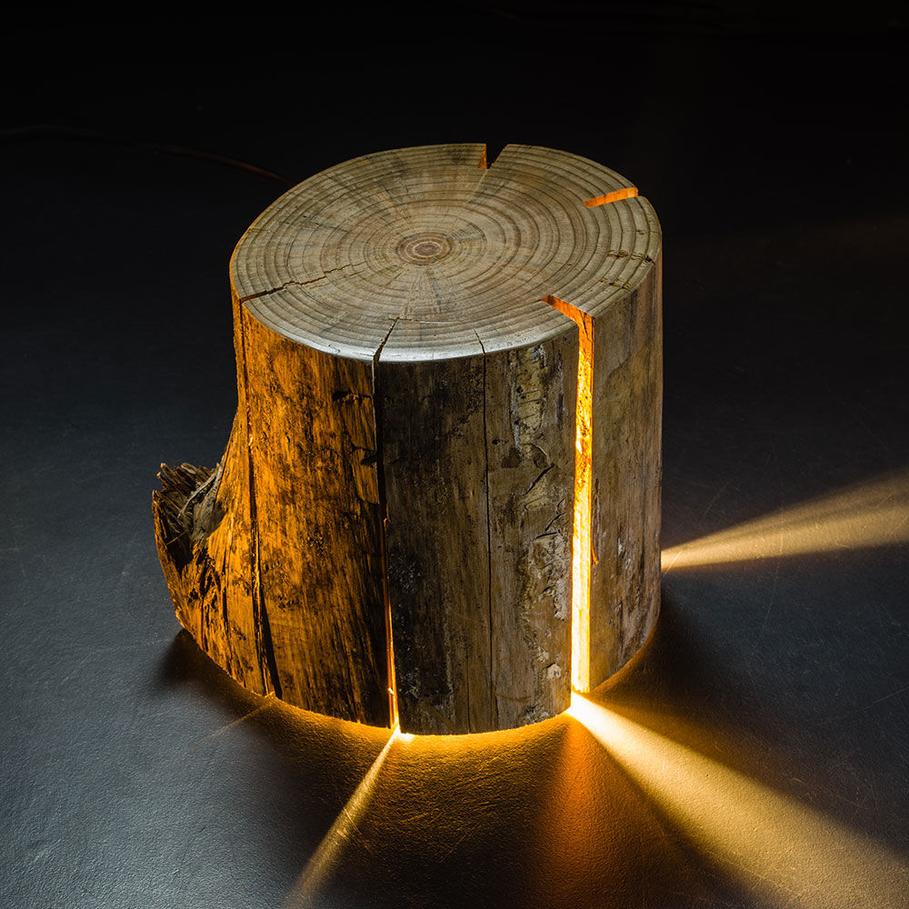 Wood log lamp 2025