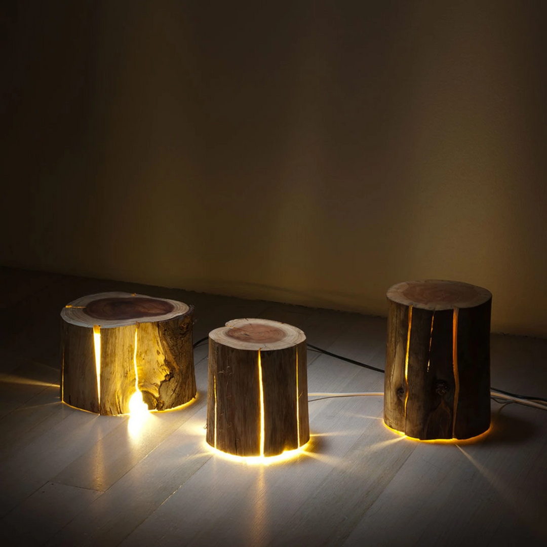 duncan meerding | cracked log lamp