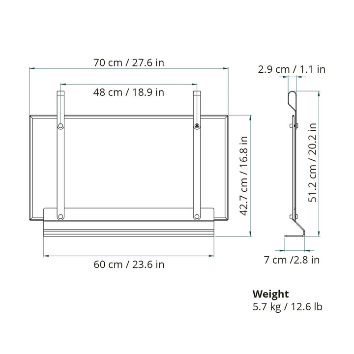 eldvarm | emma fireplace screen | classique small 70