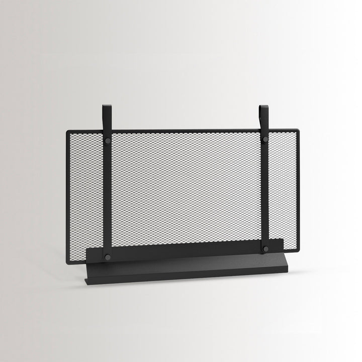 eldvarm | emma fireplace screen | noir 70