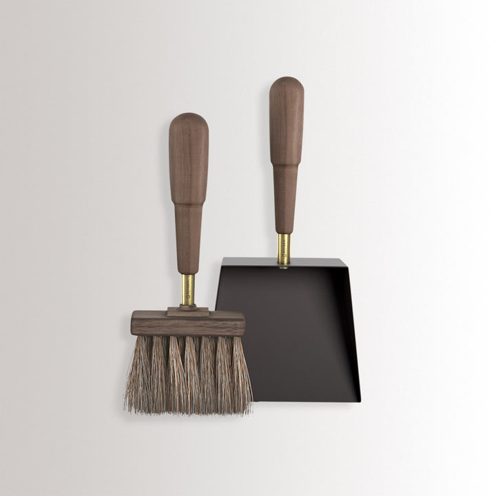 eldvarm | emma fire shovel + brush | classique