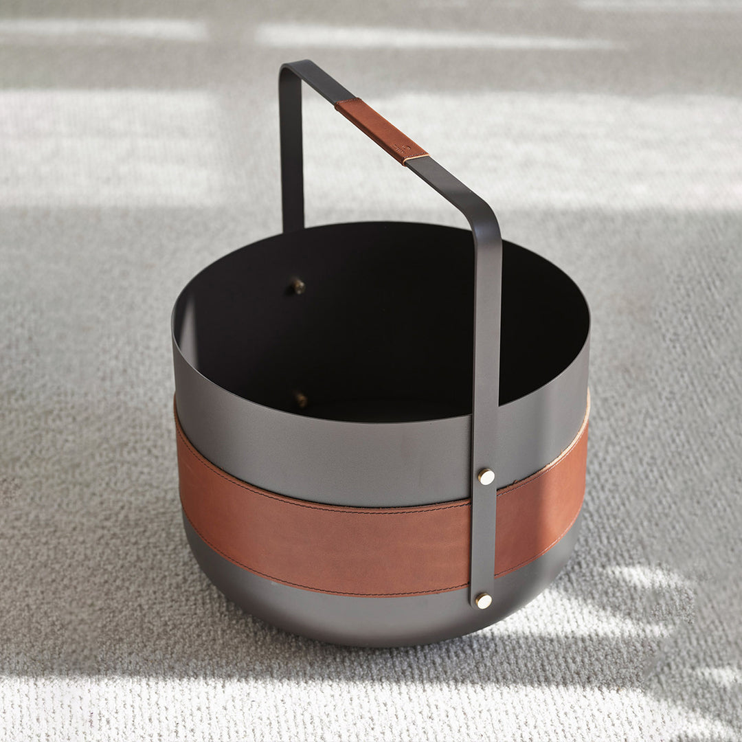 eldvarm | emma wood basket | havane