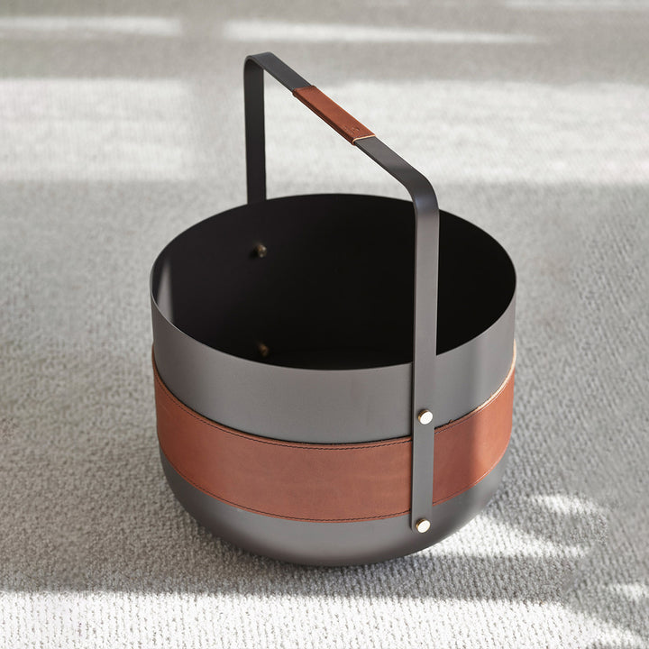 eldvarm | emma wood basket | havane