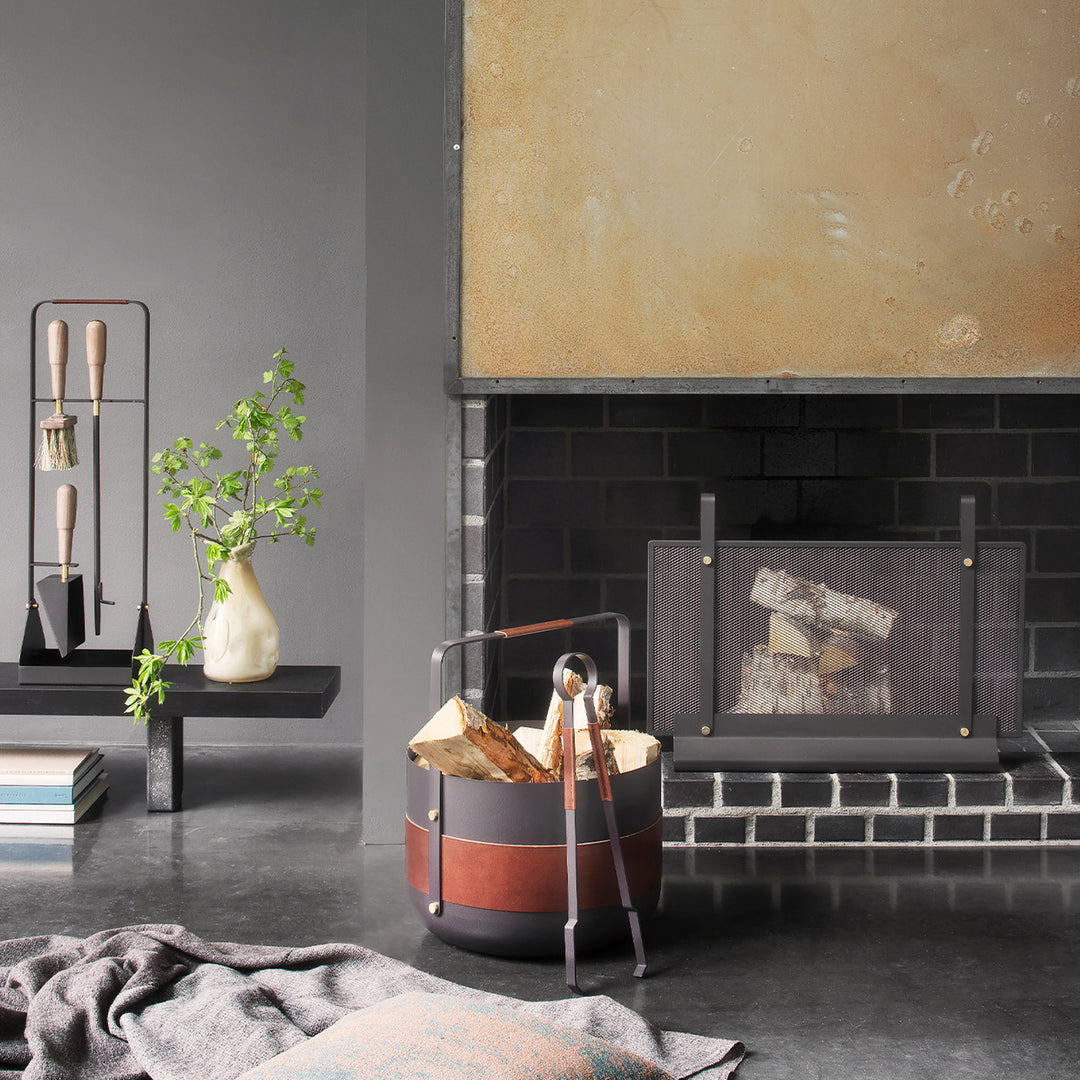 eldvarm | emma wood basket | havane