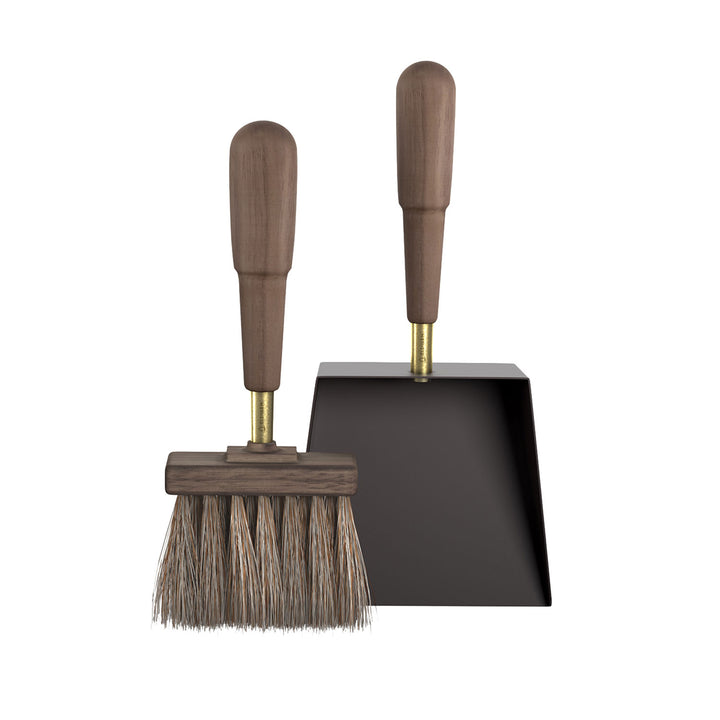 eldvarm | emma fire shovel + brush | classique