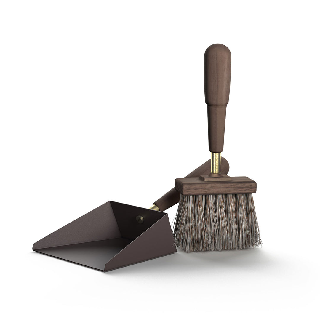 eldvarm | emma fire shovel + brush | classique