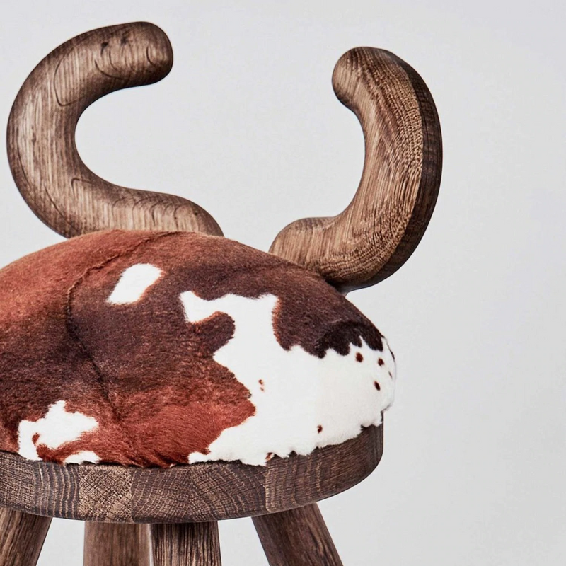 elements optimal | cow chair