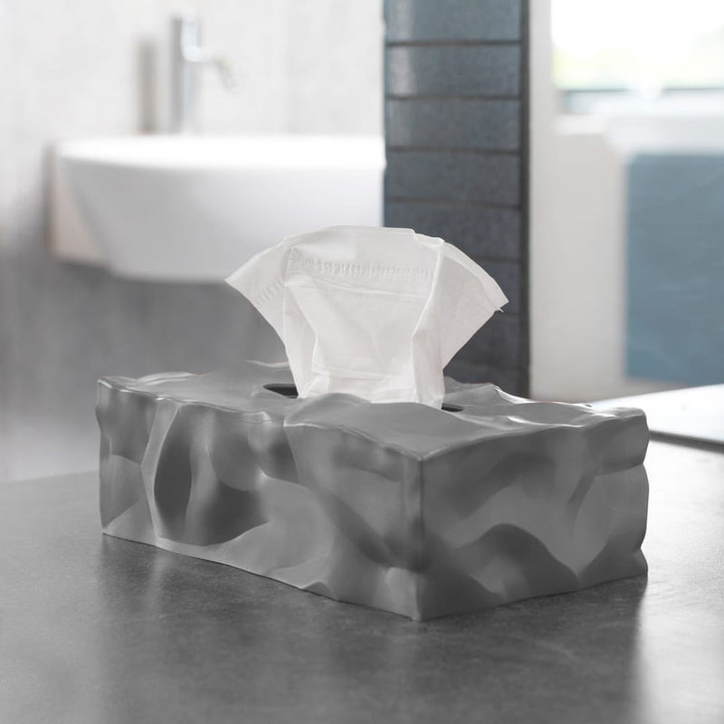 essey | wipy 2 rectangular tissue box | grey