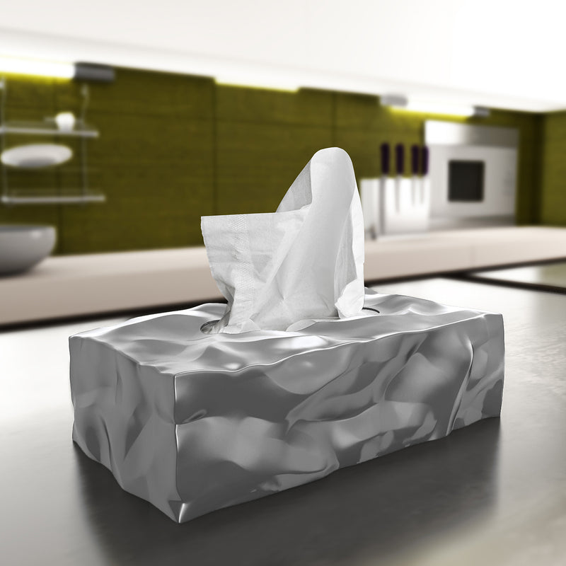 essey | wipy 2 rectangular tissue box | grey