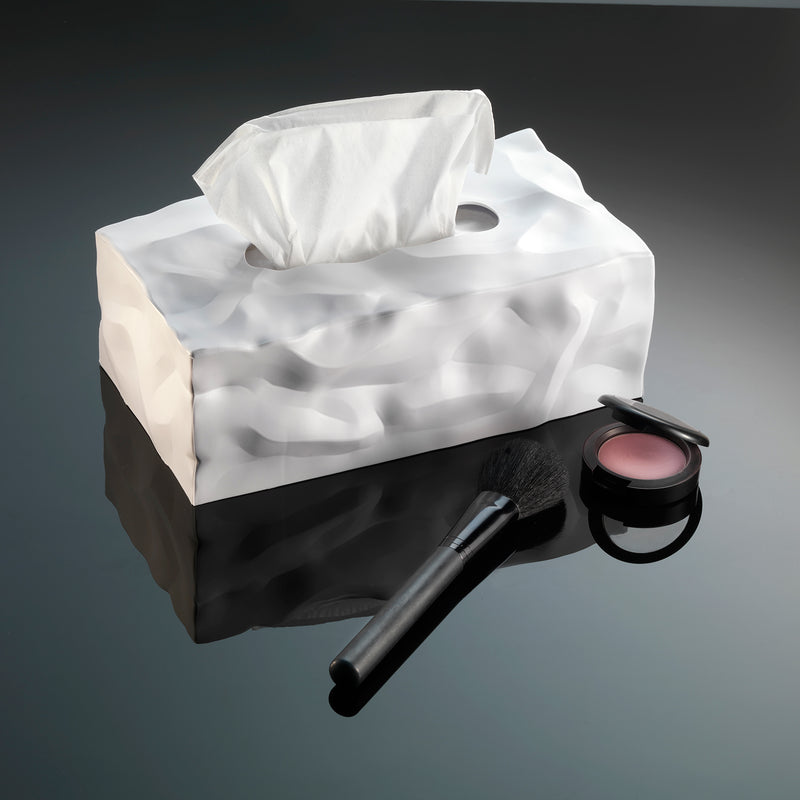 essey | wipy 2 rectangular tissue box | white