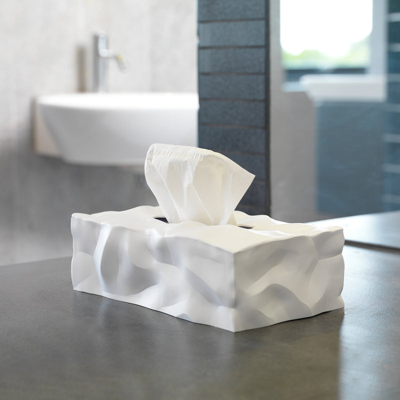 essey | wipy 2 rectangular tissue box | white