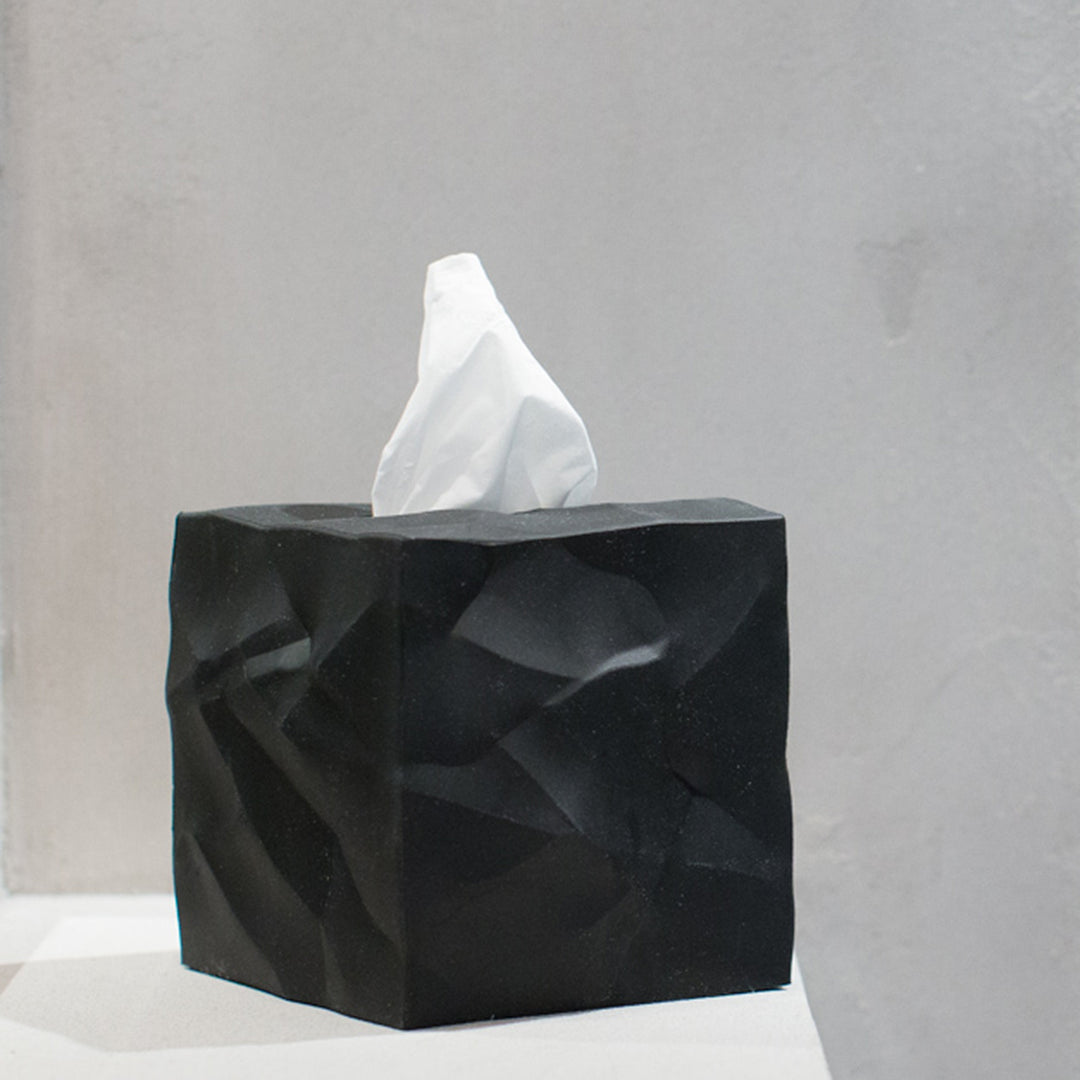 essey | wipy cube tissue box | black