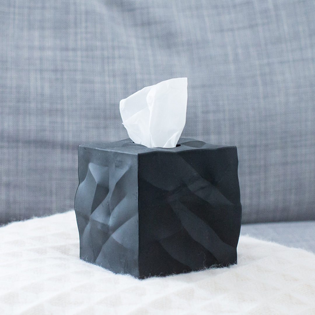 essey | wipy cube tissue box | black