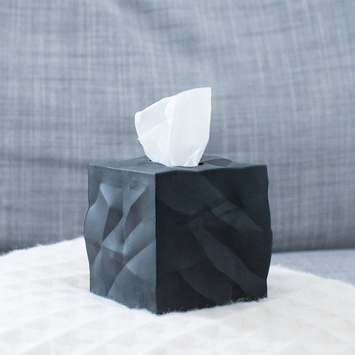 essey | wipy cube tissue box | black