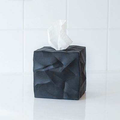 essey | wipy cube tissue box | black