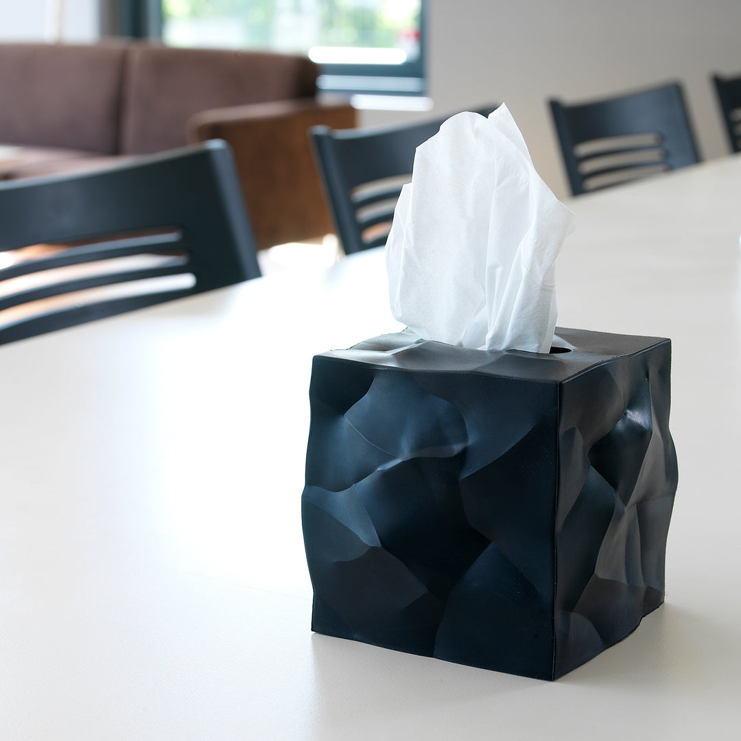 essey | wipy cube tissue box | black